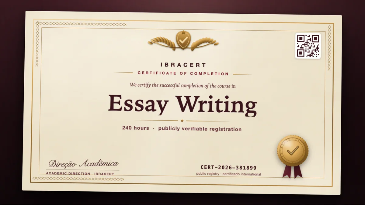 Cover of the Essay Writing course