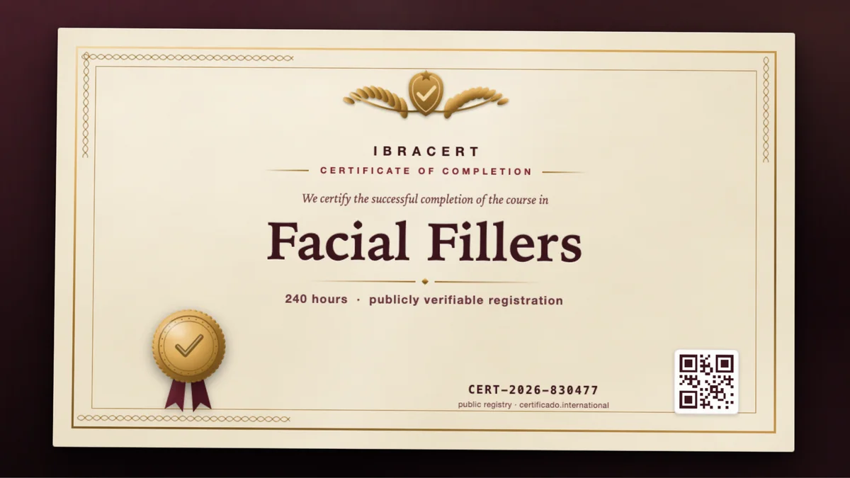 Cover of the Facial Fillers course