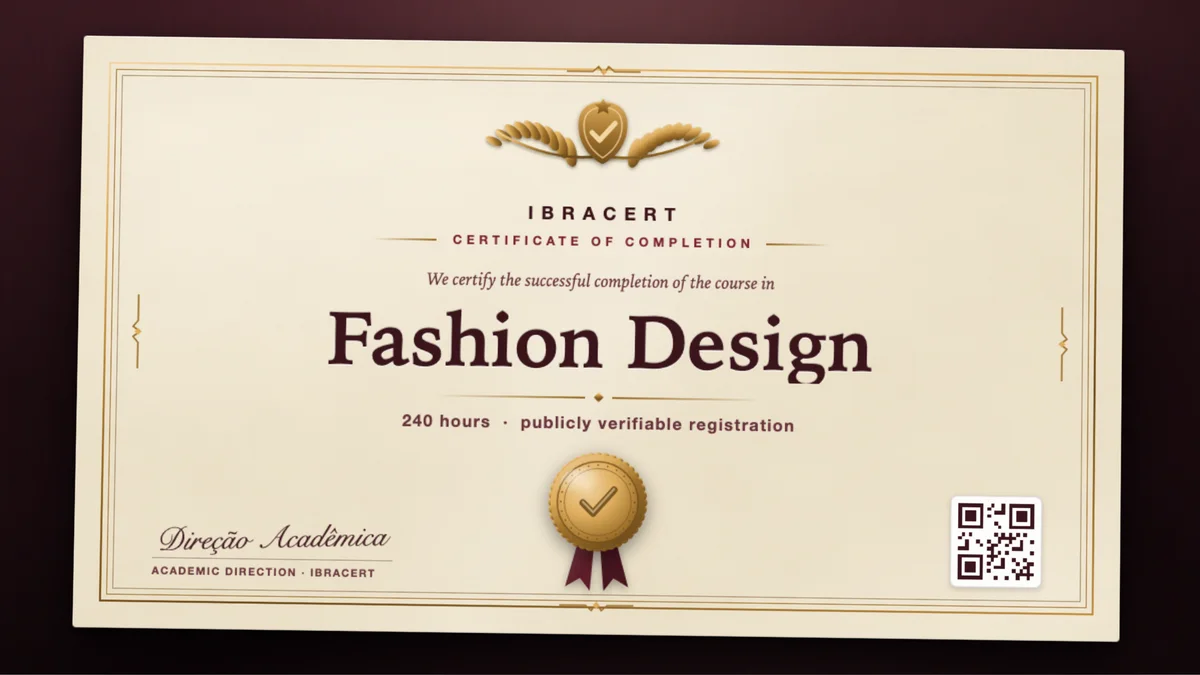 Cover of the Fashion Design course