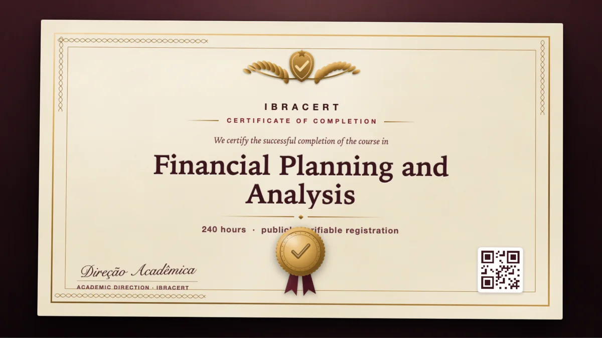 Cover of the Financial Planning and Analysis course