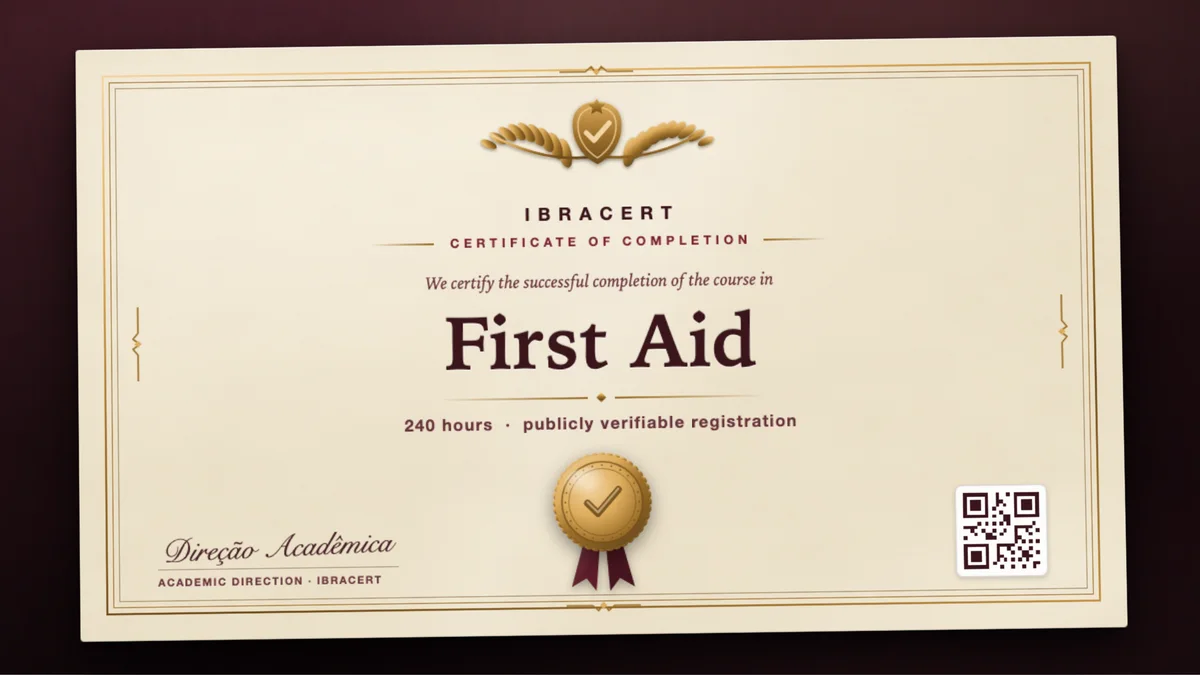Cover of the First Aid course