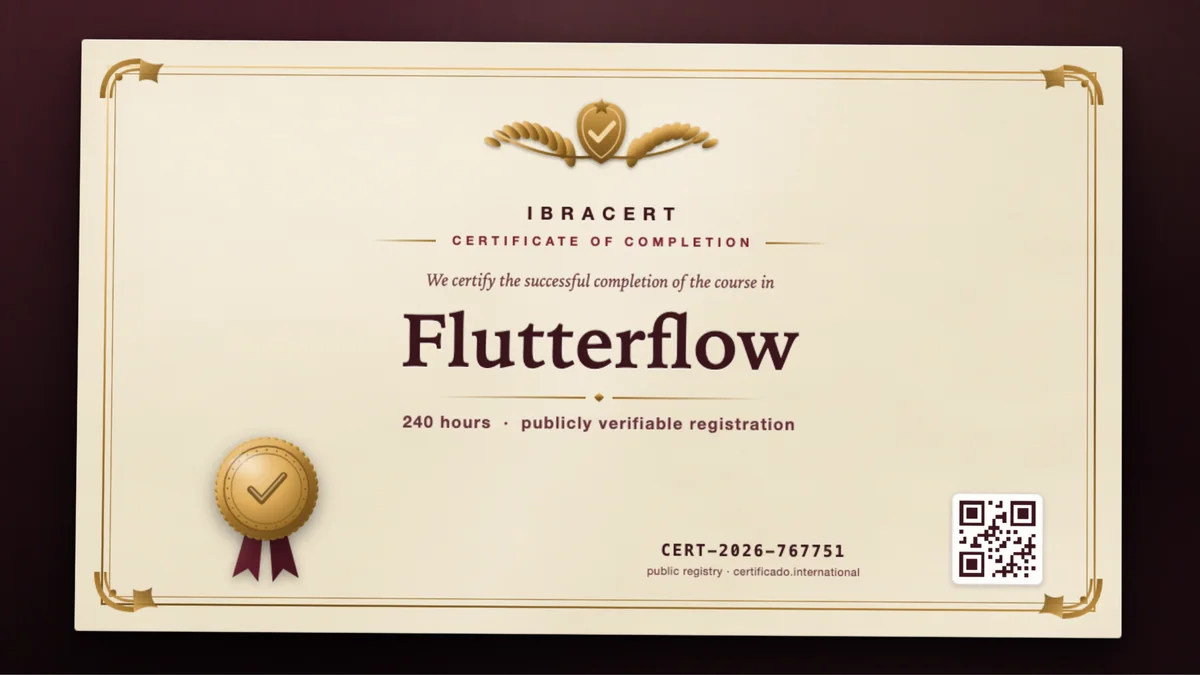Cover of the Flutterflow course