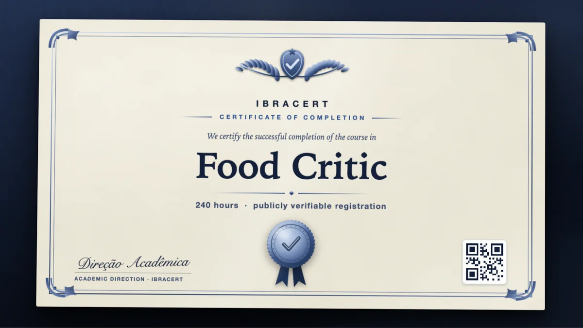 Cover of the Food Critic course