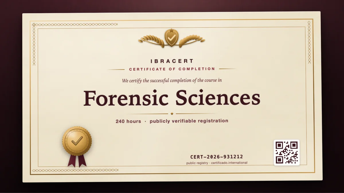Cover of the Forensic Sciences course