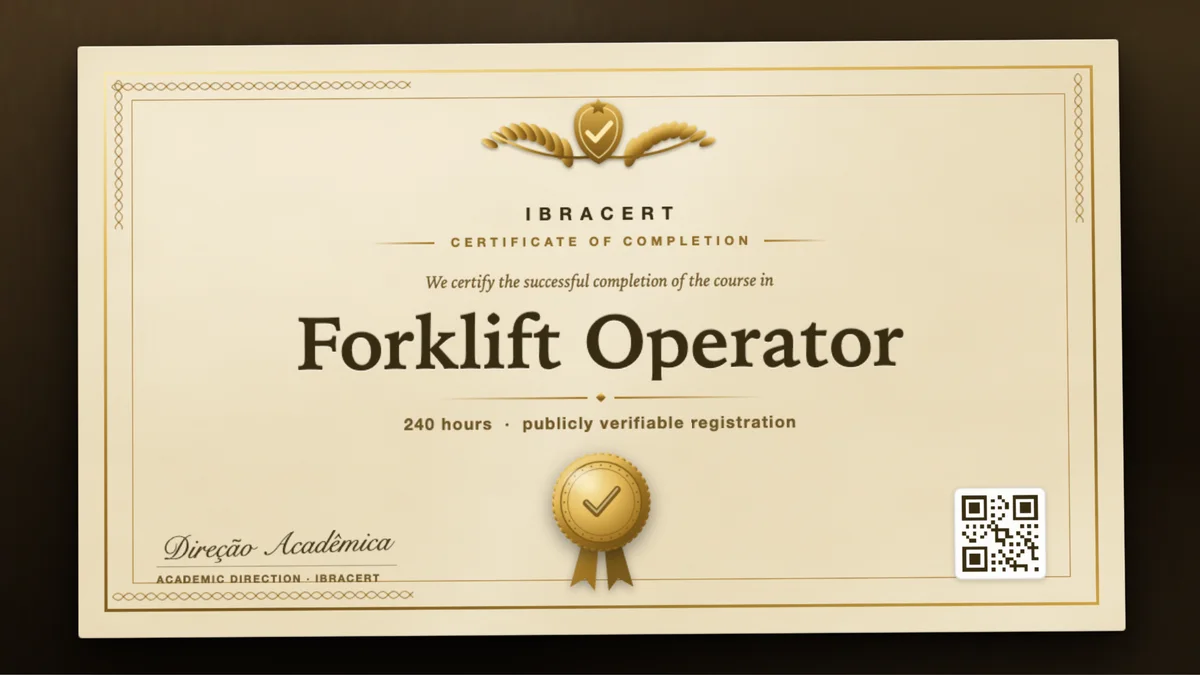 Cover of the Forklift Operator course