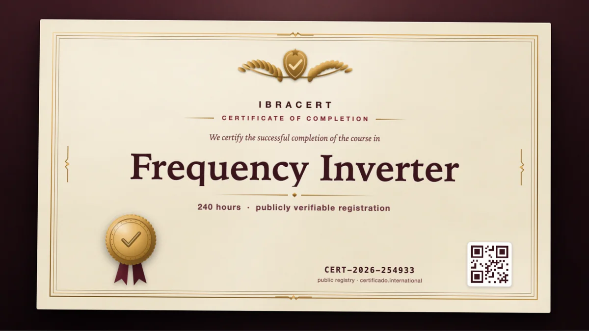 Cover of the Frequency Inverter course