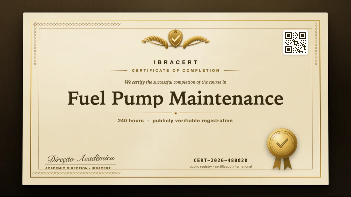 Cover of the Fuel Pump Maintenance course