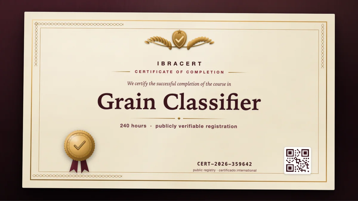 Cover of the Grain Classifier course
