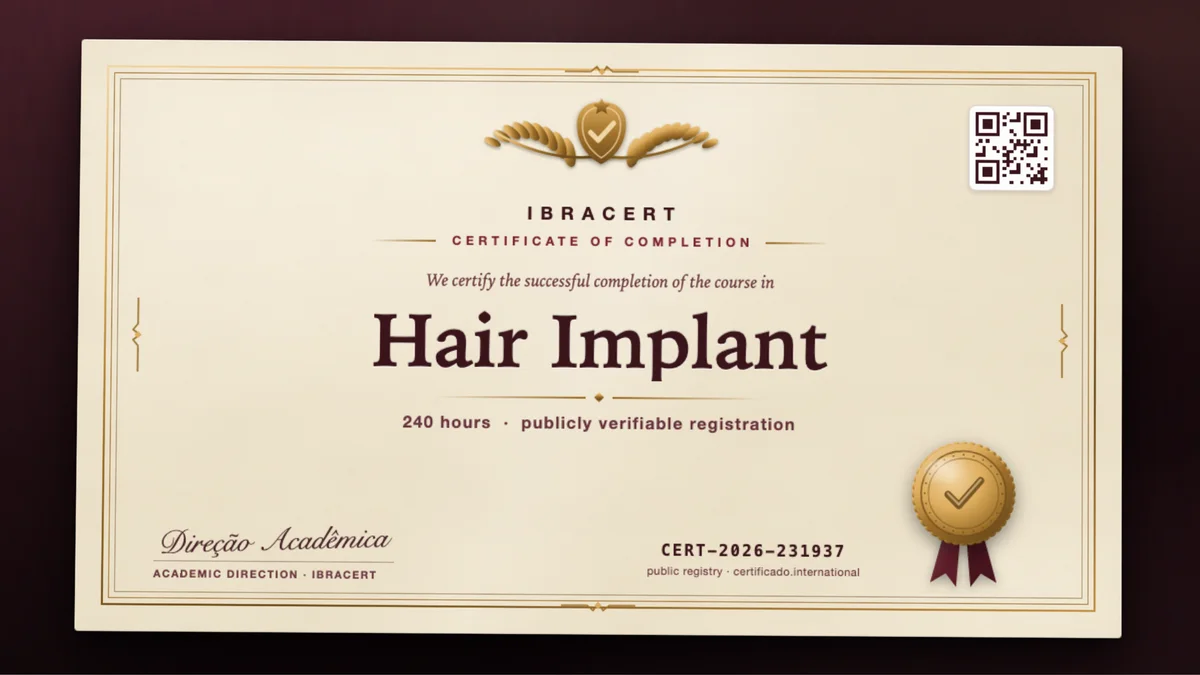 Cover of the Hair Implant course