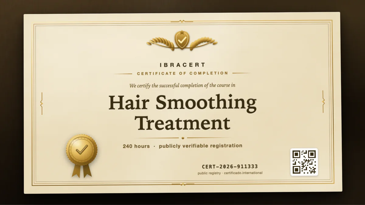 Cover of the Hair Smoothing Treatment course