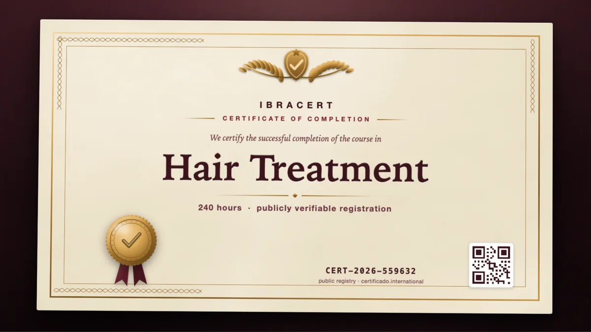 Cover of the Hair Treatment course