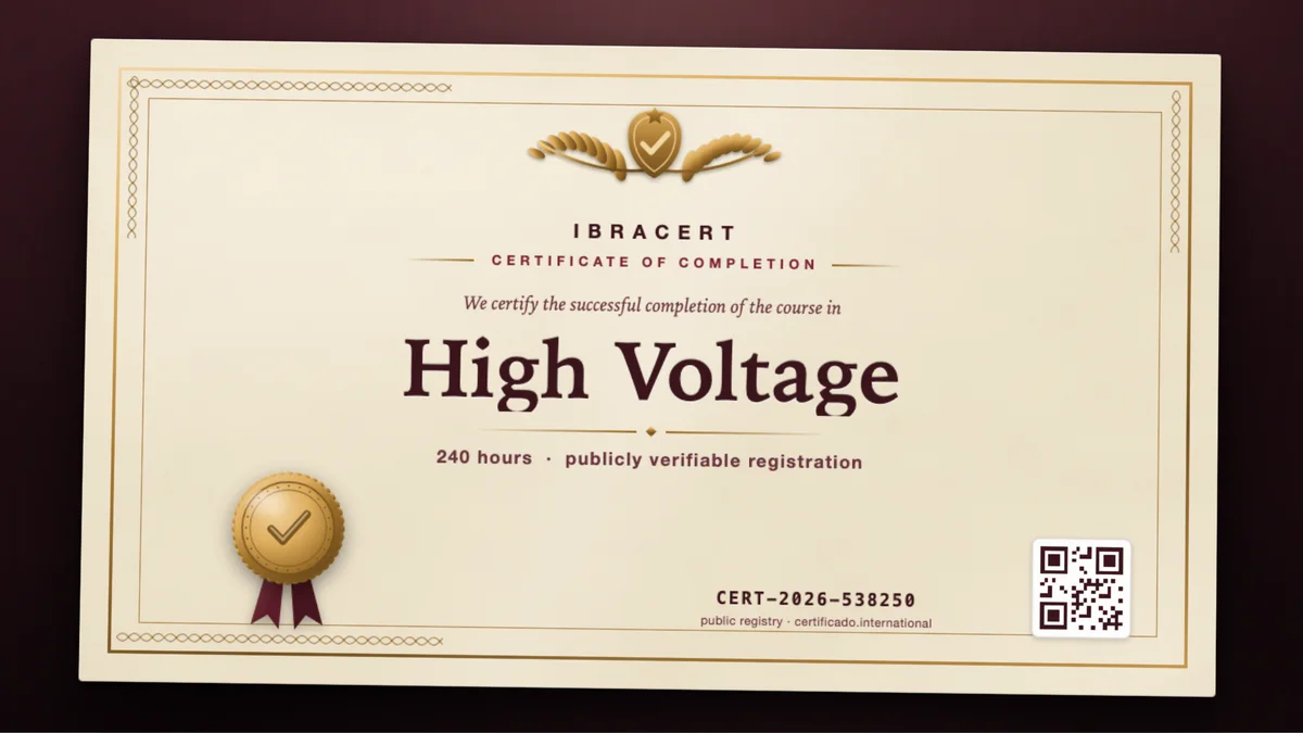 Cover of the High Voltage course