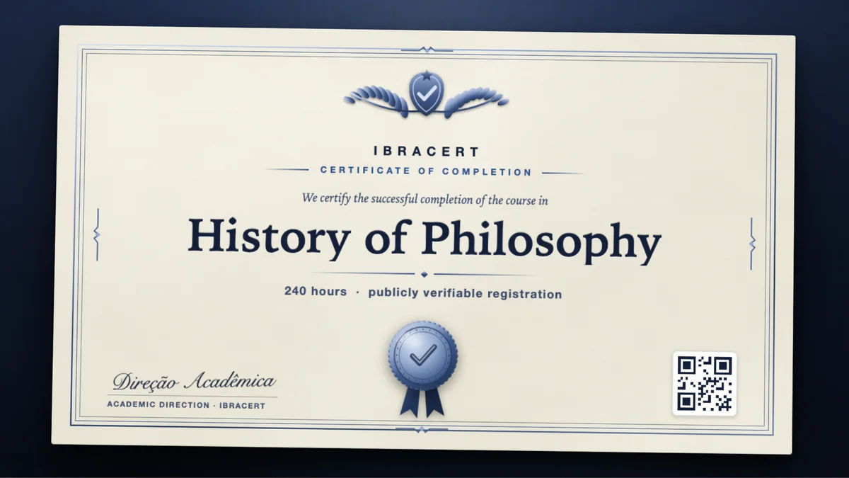 Cover of the History of Philosophy course
