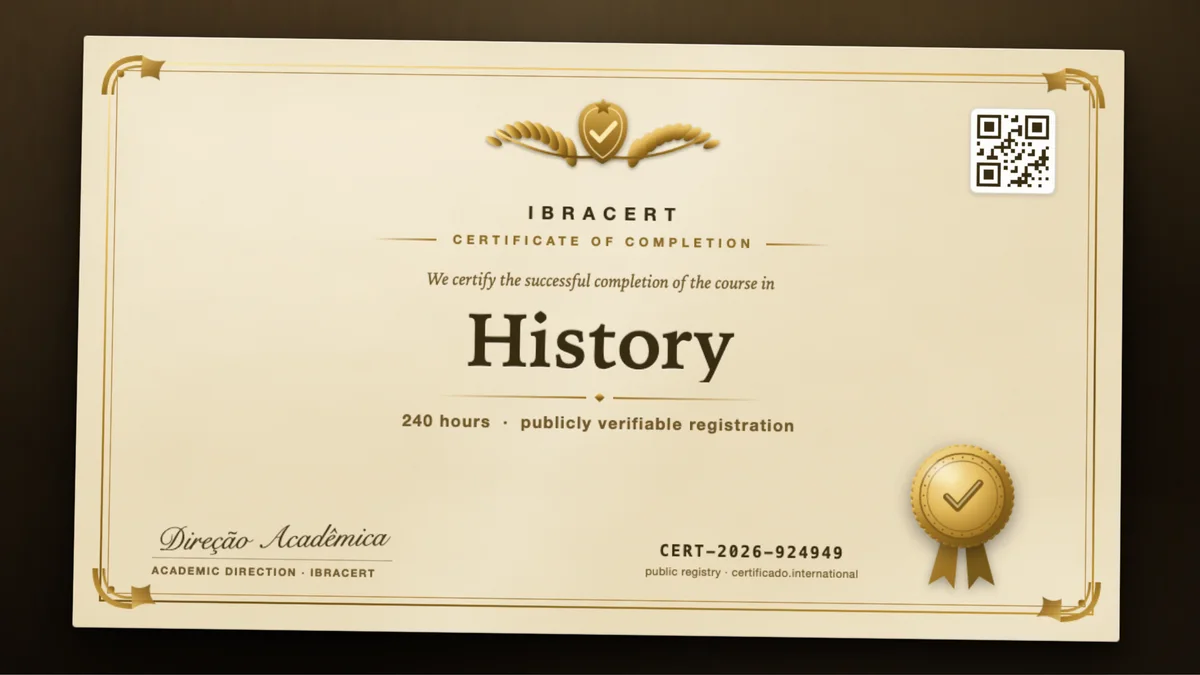 Cover of the History course