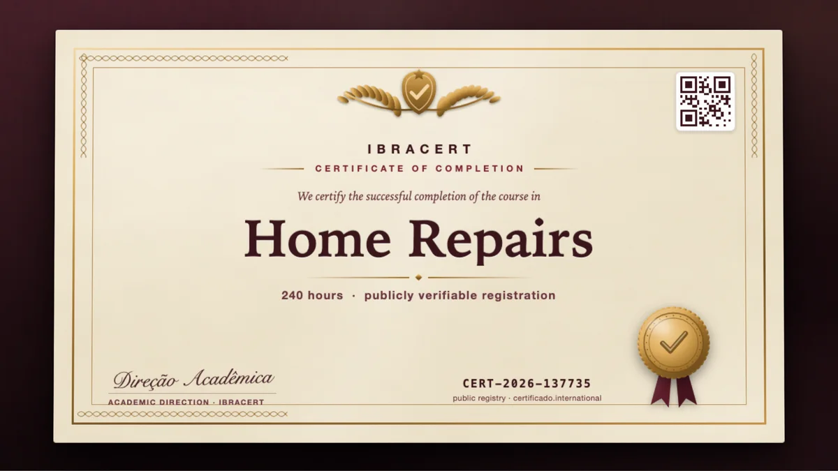 Cover of the Home Repairs course