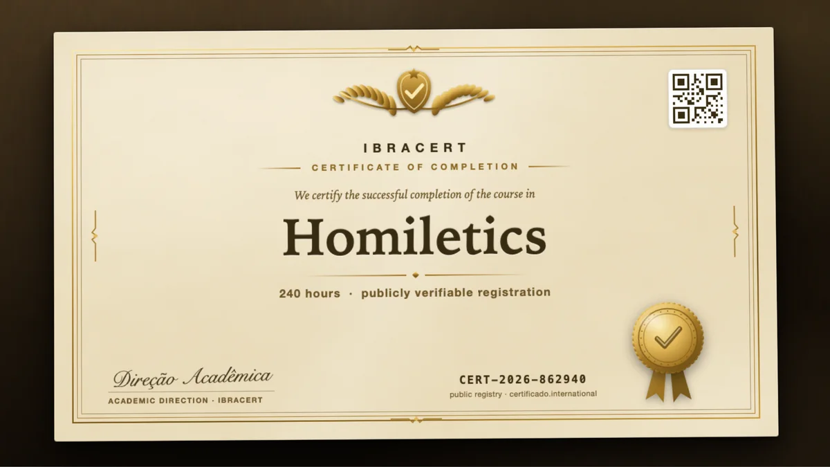 Cover of the Homiletics course