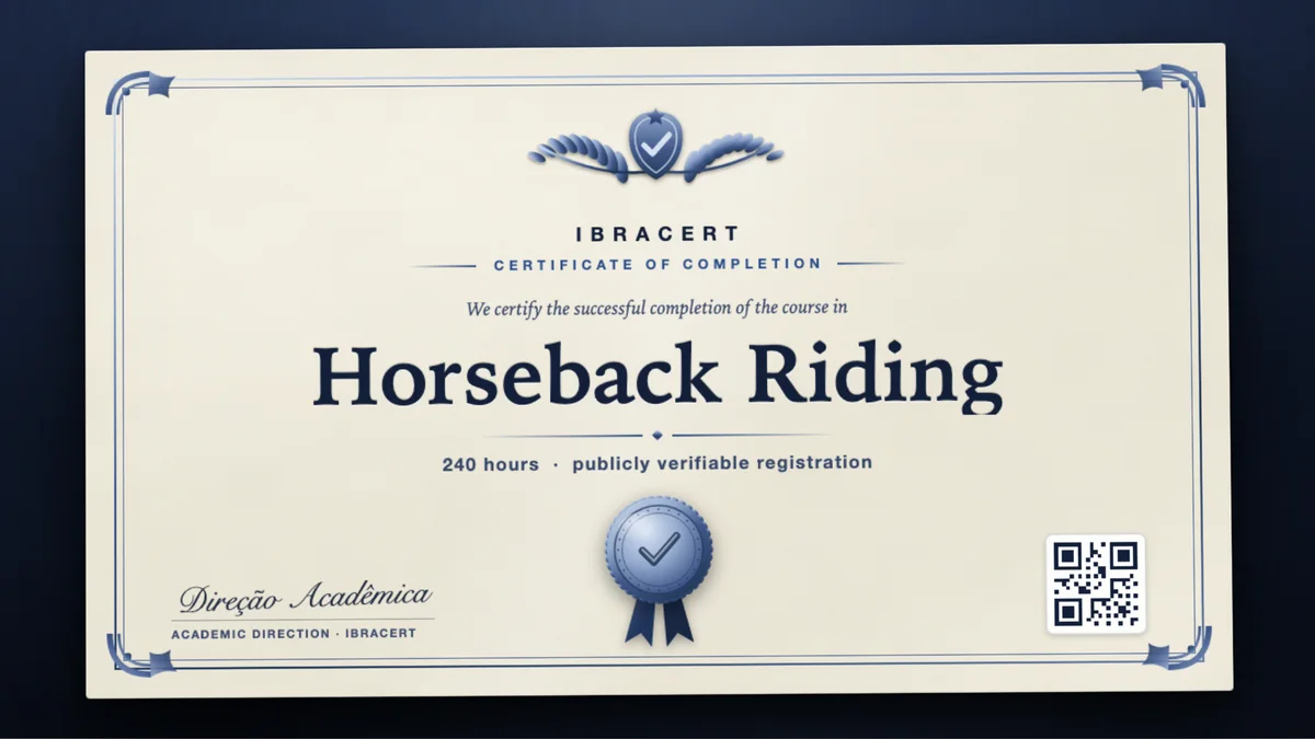 Cover of the Horseback Riding course