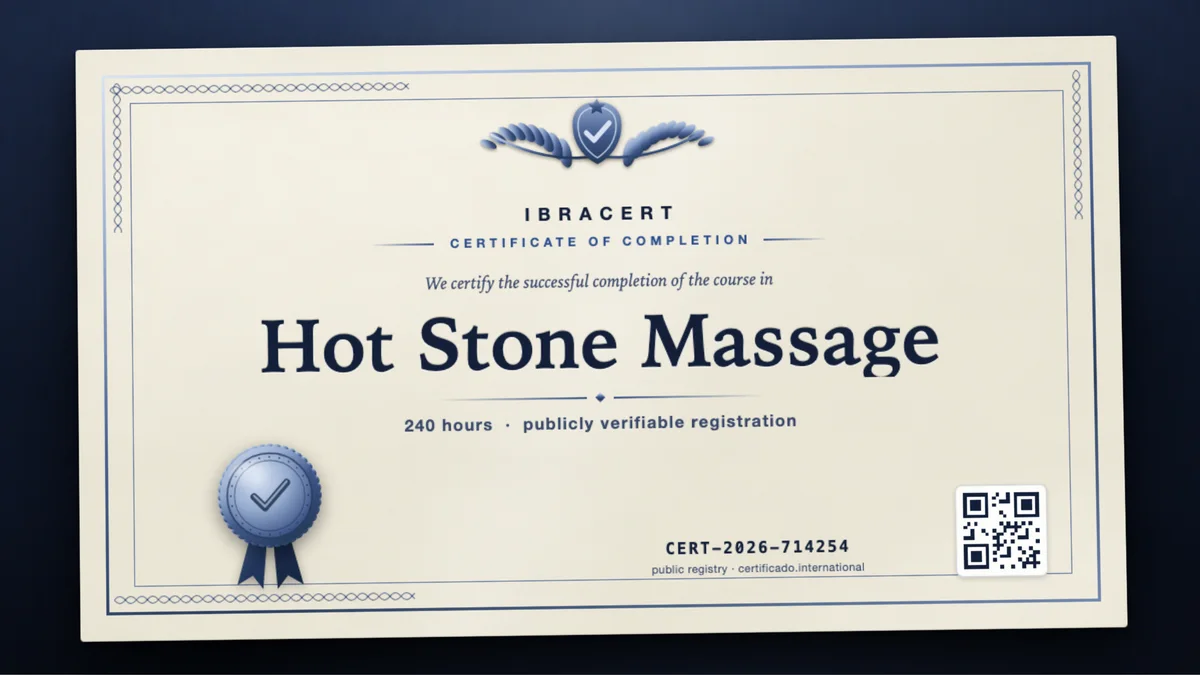 Cover of the Hot Stone Massage course