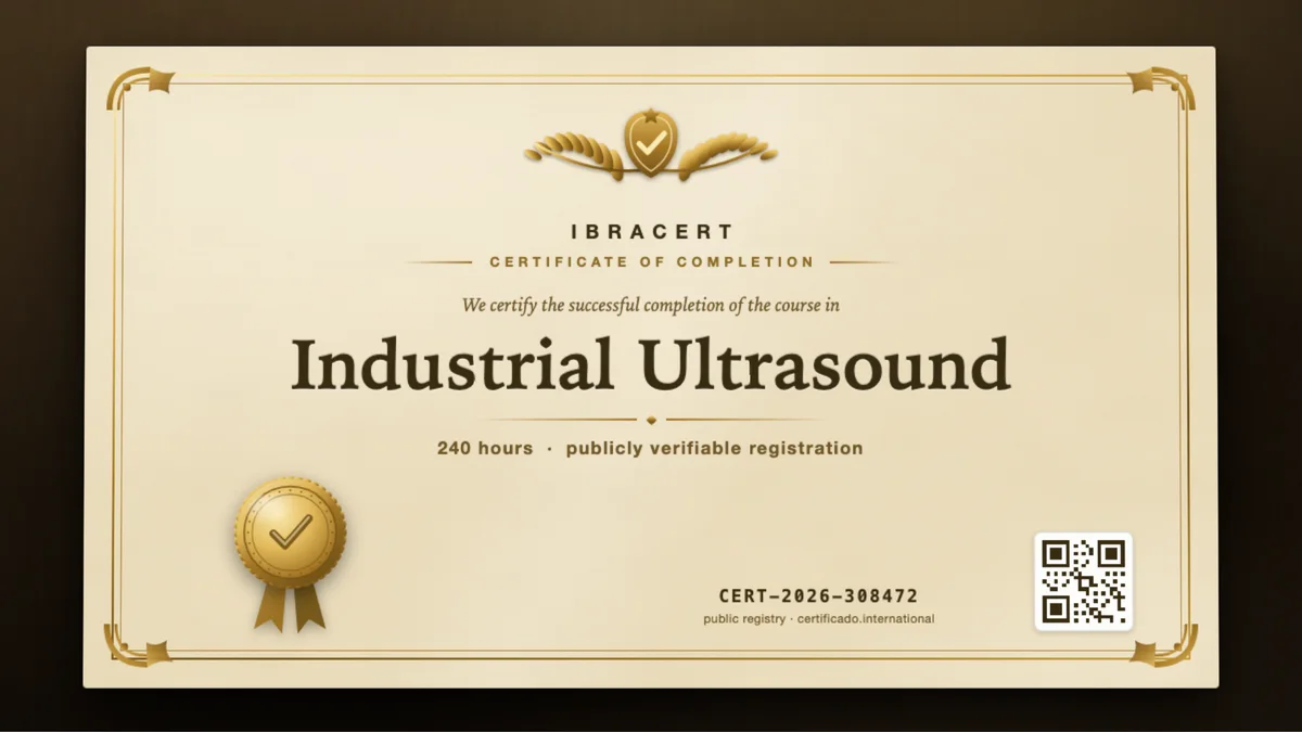 Cover of the Industrial Ultrasound course