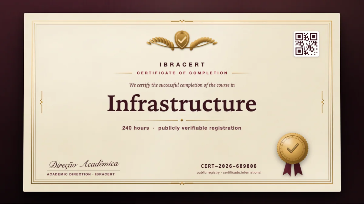 Cover of the Infrastructure course