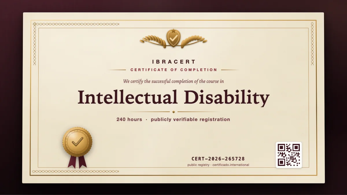 Cover of the Intellectual Disability course