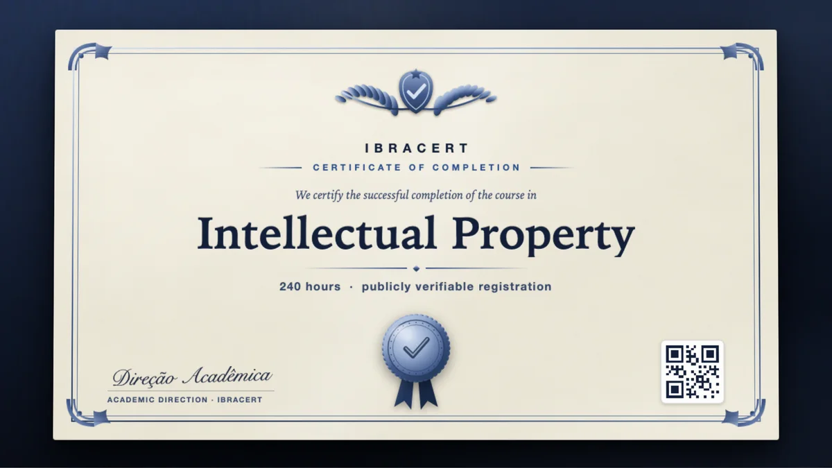 Cover of the Intellectual Property course