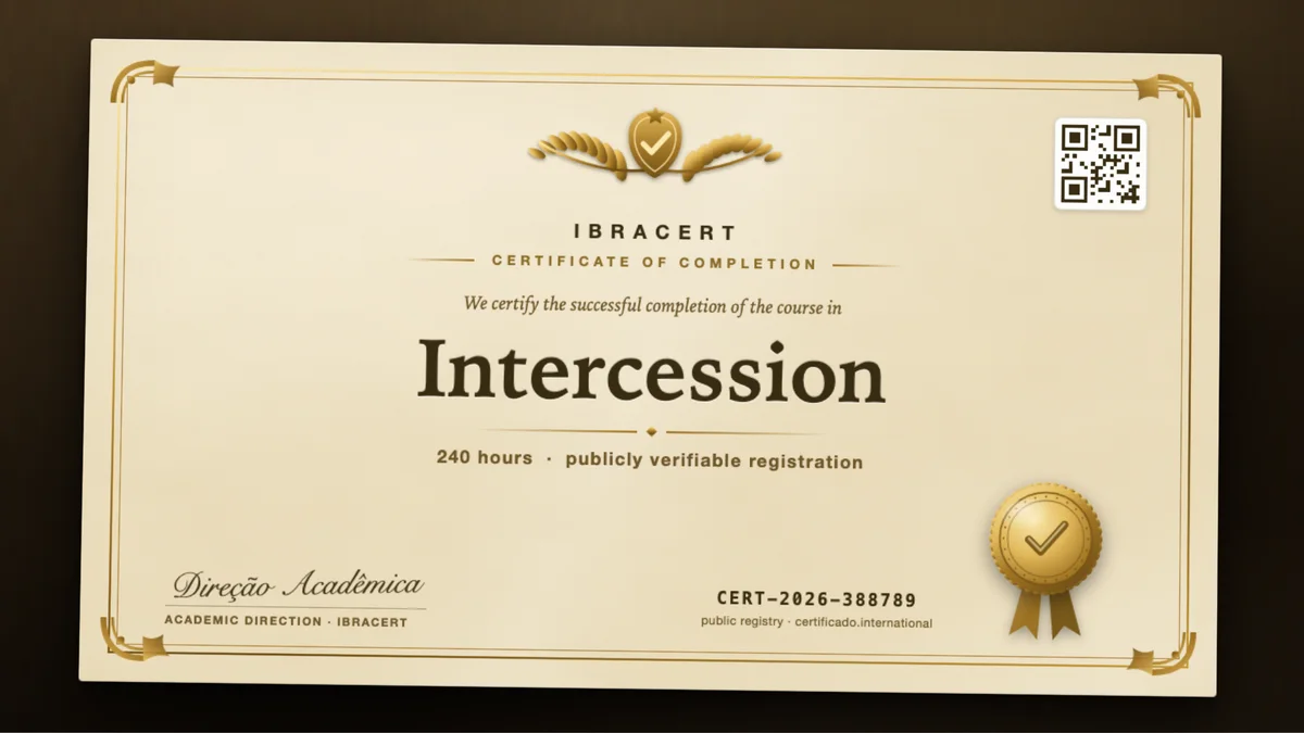 Cover of the Intercession course
