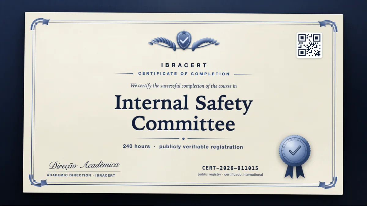 Cover of the Internal Safety Committee course