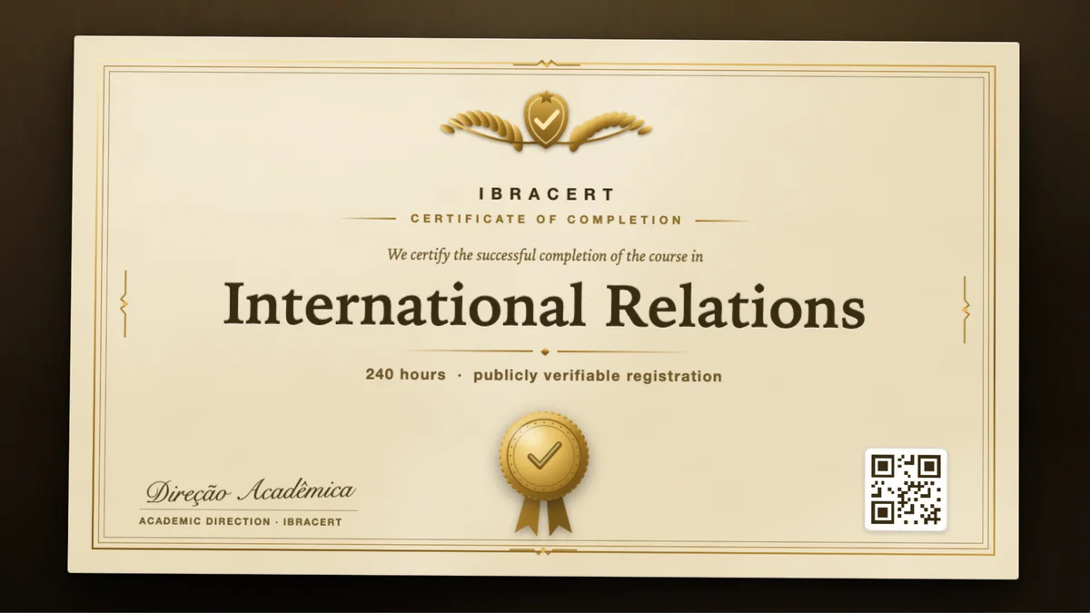 Cover of the International Relations course