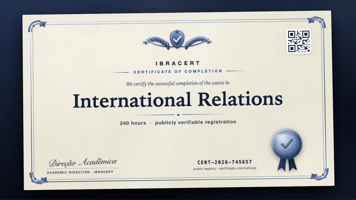 Cover of the International Relations course