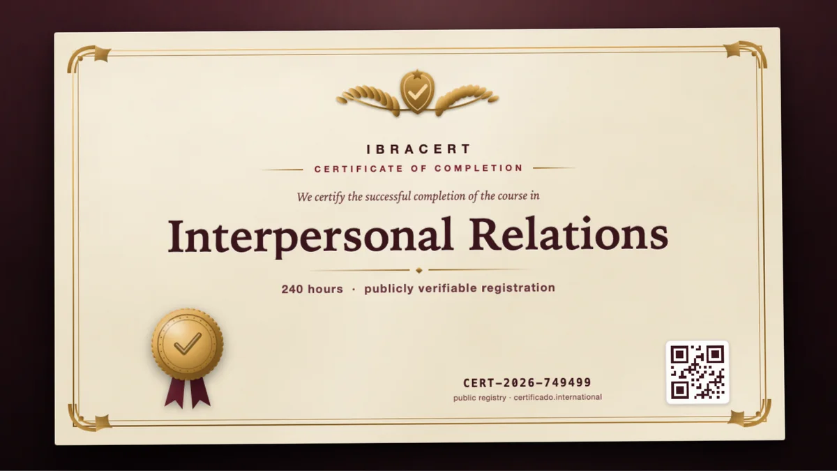 Cover of the Interpersonal Relations course