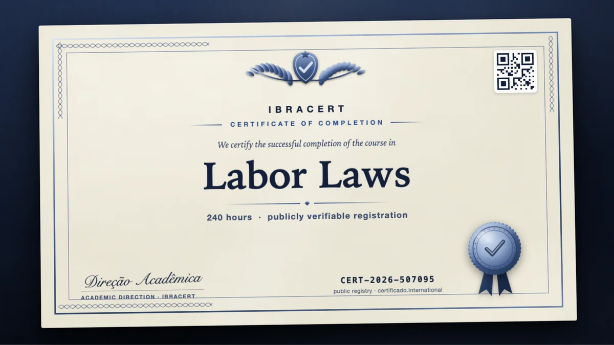 Cover of the Labor Laws course