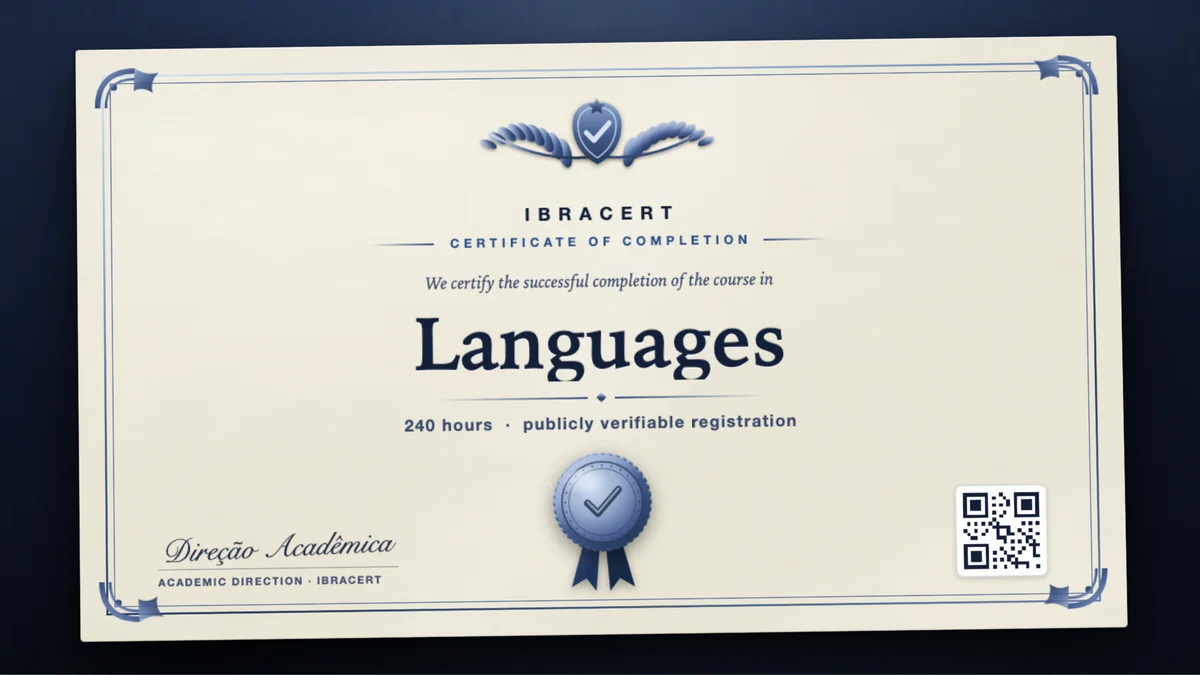 Cover of the Languages course