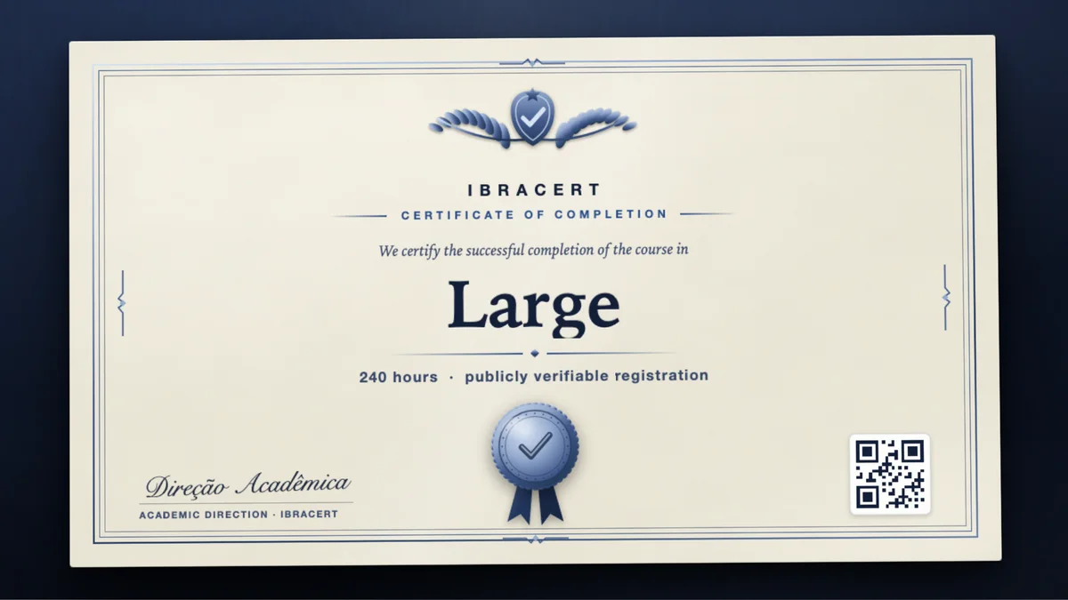 Cover of the Large course