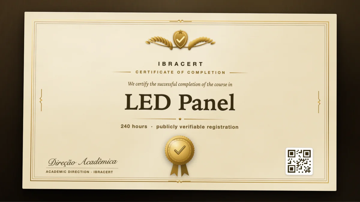 Cover of the LED Panel course