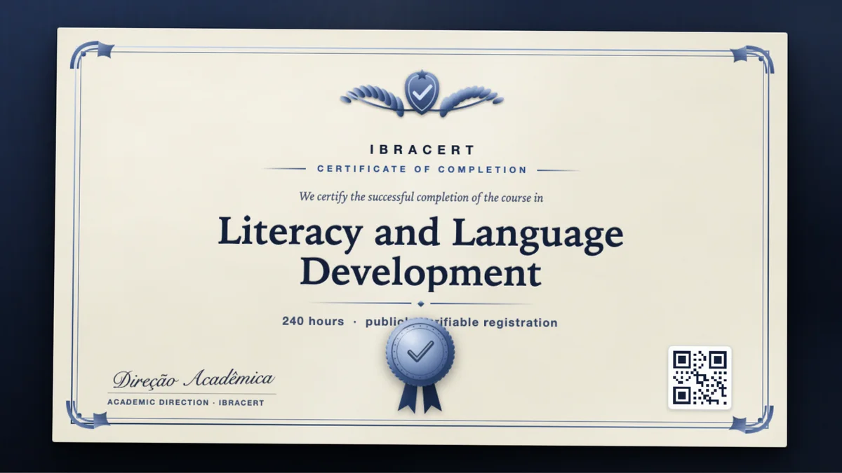 Cover of the Literacy and Language Development course