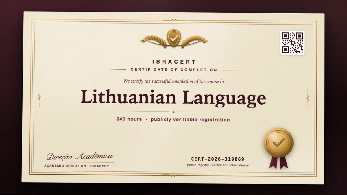 Cover of the Lithuanian Language course