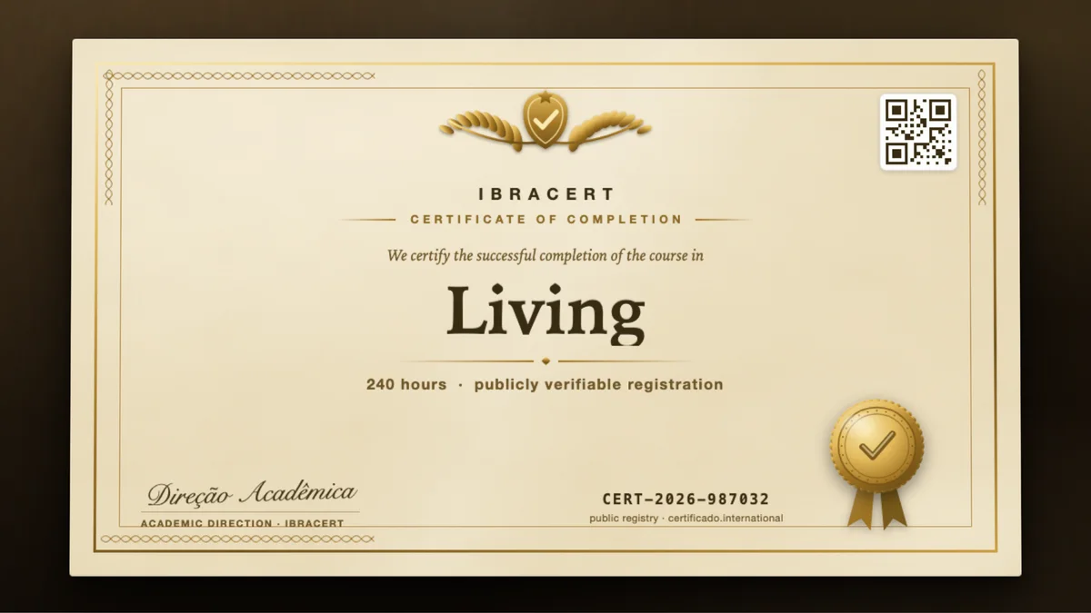 Cover of the Living course