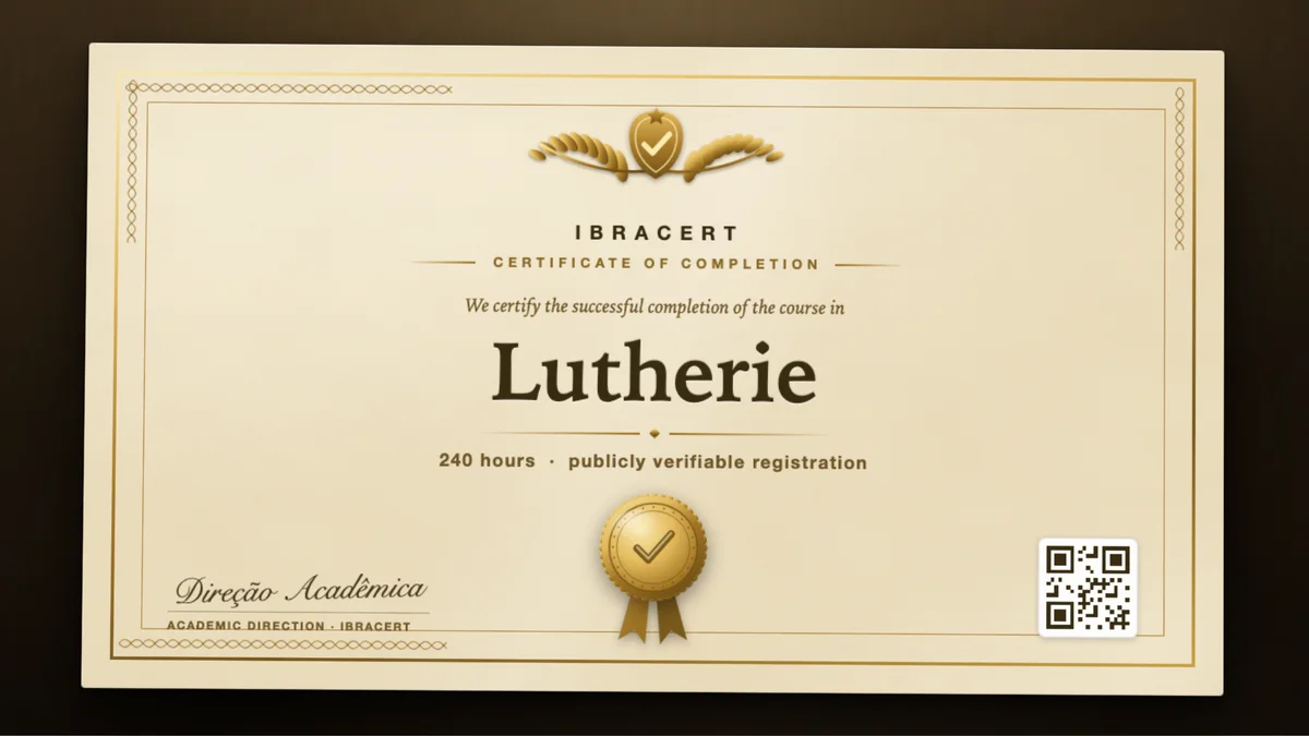 Cover of the Lutherie course