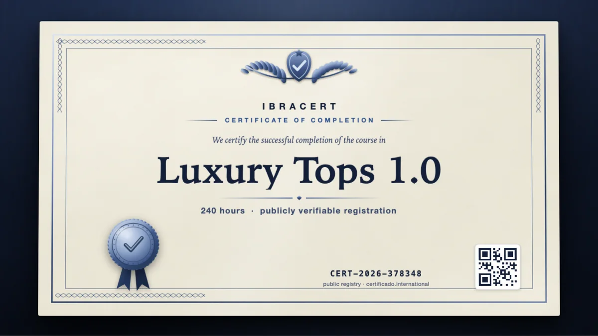 Cover of the Luxury Tops 1.0 course