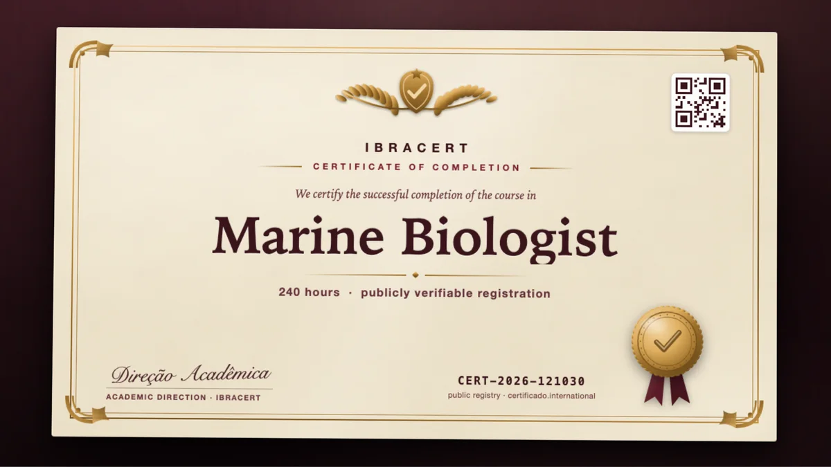 Cover of the Marine Biologist course