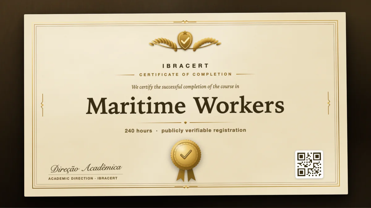 Cover of the Maritime Workers course