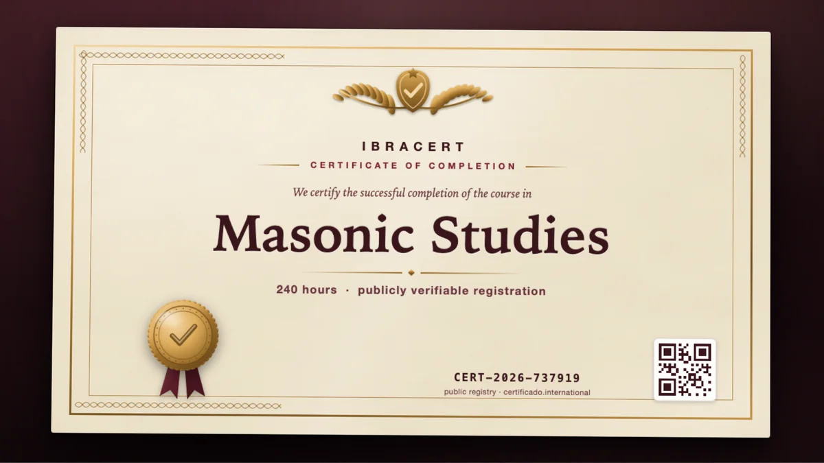 Cover of the Masonic Studies course