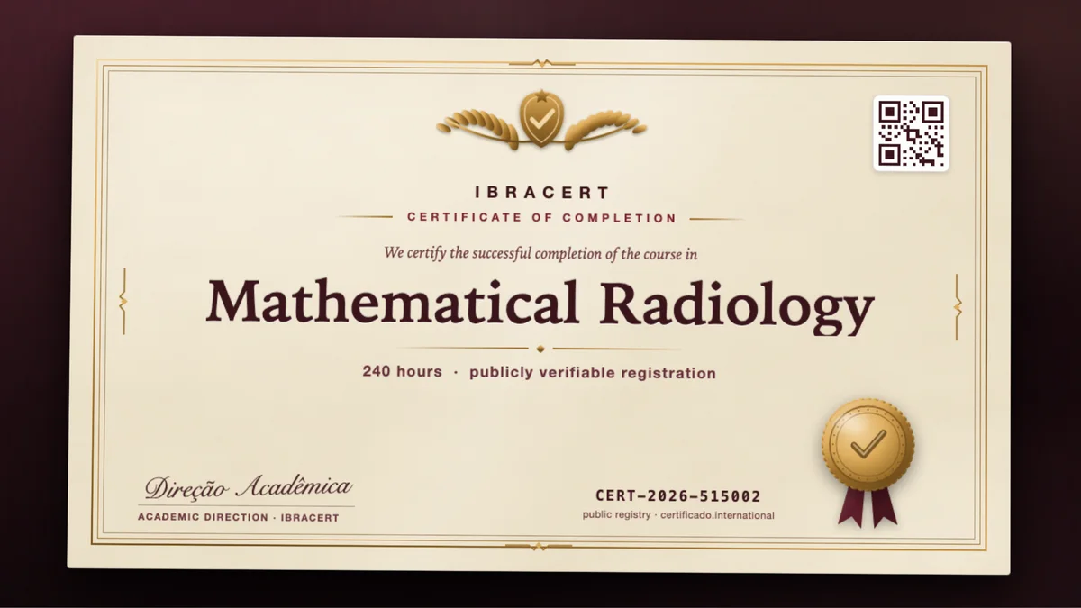 Cover of the Mathematical Radiology course