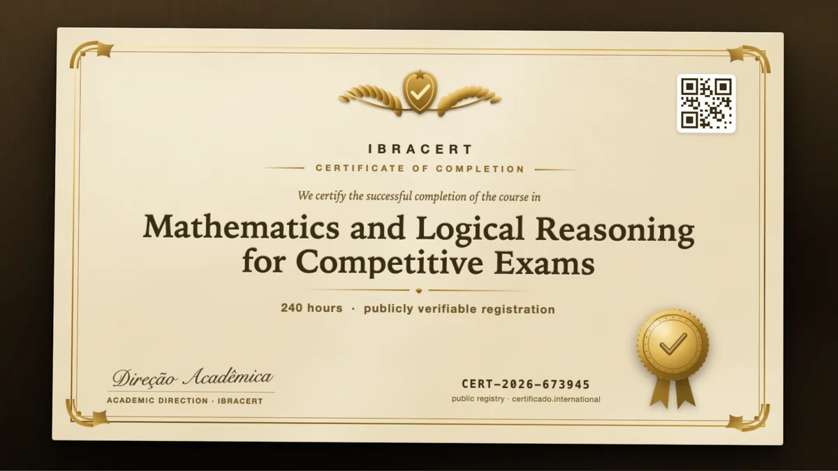 Cover of the Mathematics and Logical Reasoning for Competitive Exams course