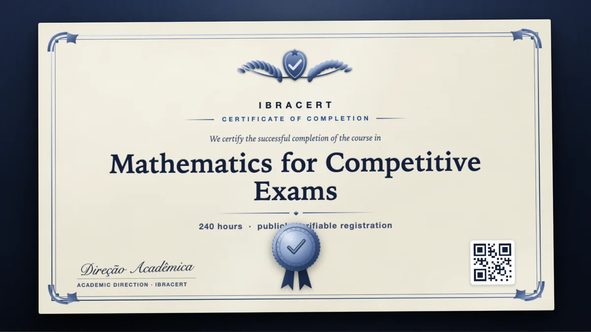 Cover of the Mathematics for Competitive Exams course
