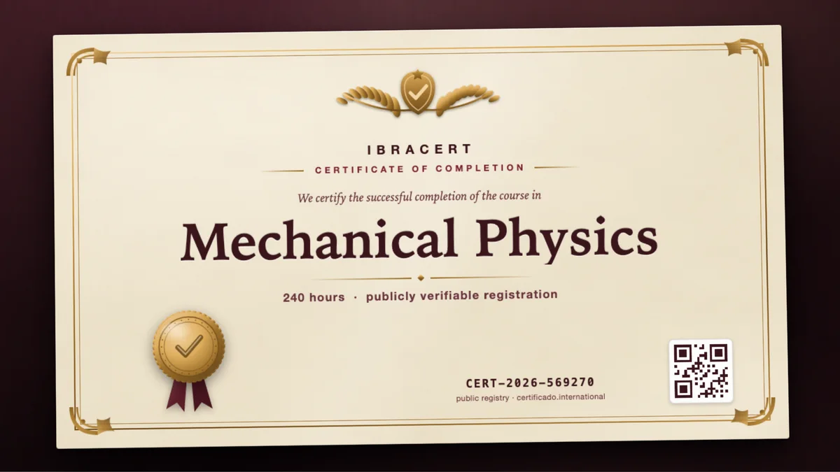 Cover of the Mechanical Physics course