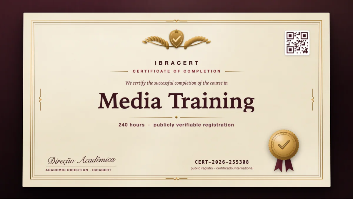 Cover of the Media Training course