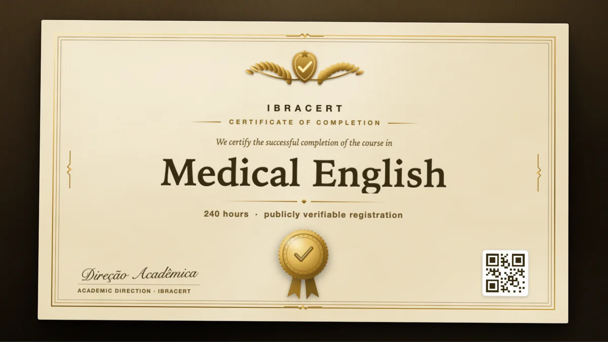 Cover of the Medical English course