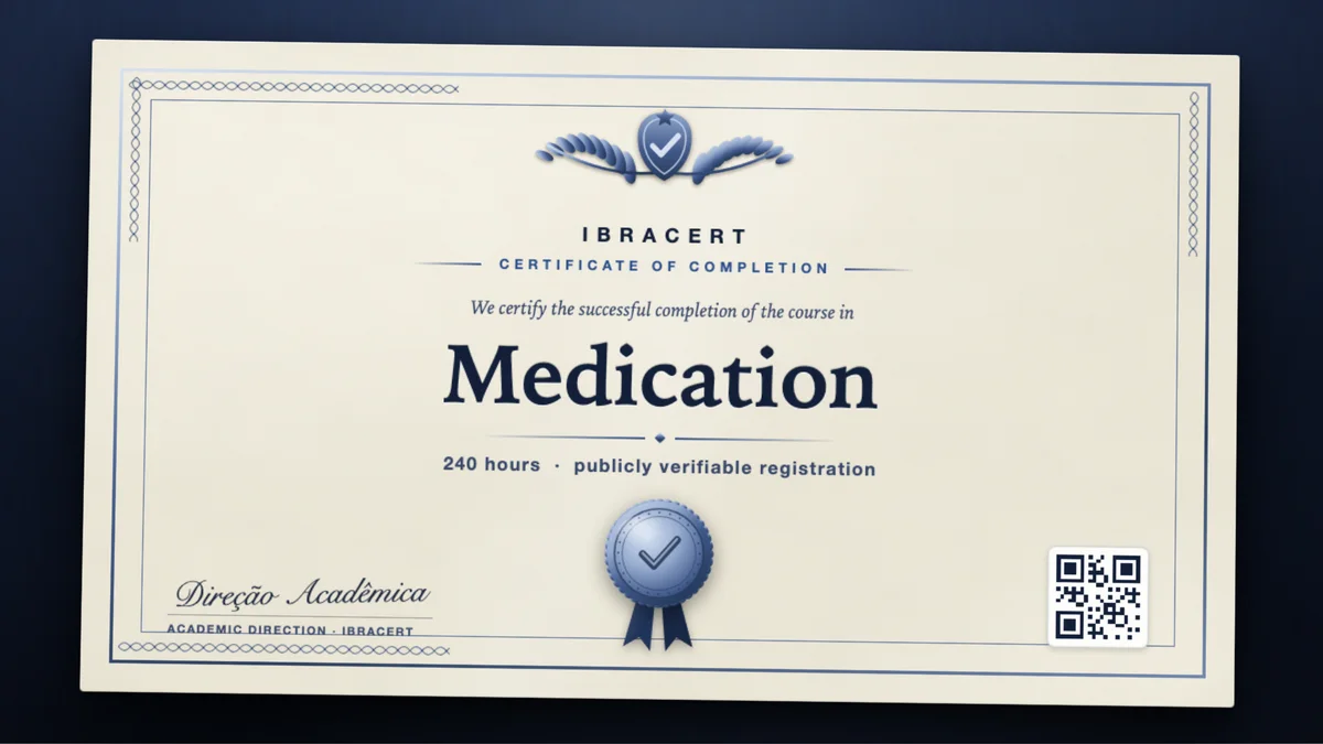 Cover of the Medication course